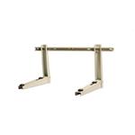 Beugel wit voor 2 - 2,5 en 3,5 kw incl set dempers