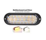 Led Flitser Amber ECER65 + Achteruitrijlicht Wit 12/24V Aanbieding !!