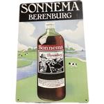 Reclamebord Sonnema berenburg fles 30x20