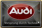 Audi Vorsprung durch technik reclamebord