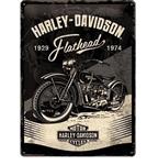 Harley-davidson reclamebord Flathead