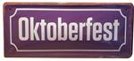 Oktoberfest reclamebord