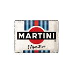 Martini reclamebord relief 30x40 cm