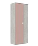 Jules 2-deurs kledingkast in oudroze - Trasman
