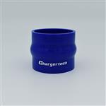 Balg koppelstuk silicone 25 mm Blauw