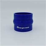 Balg koppelstuk silicone 38 mm Blauw