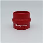 Balg koppelstuk silicone 51 mm Rood