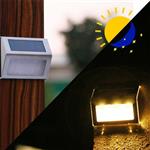Led solar buitenlamp buiten tuin hang lamp + zonnepaneel RVS