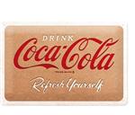Drink Coca-Cola refresh yourself reclamebord