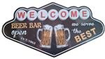 Beer bar reclamebord