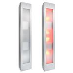 Sunshower Square Combi white opbouw Infrarood en UV