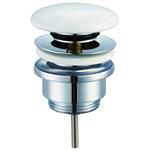 keramische waste wit afsluitbaar 5/4 laag model met witte afvoerdop