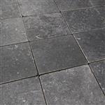 Getrommelde keramische vloertegels antraciet  20x20-39m²