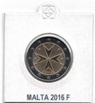 Malta 2 Euro 2016 Normaal met letter F in ster