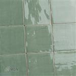 Oud Makkum jade groene handvorm tegels 13x13 cm-45m²