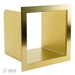 Gouden inzetstuk tbv inbouw reserve closetrolhouder