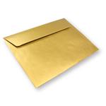 Gekleurde papieren envelop goud 155 x 155