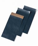 papieren zakjes 7x13cm blauw