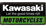Kawasaki Motorcycles reclamebord