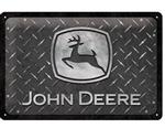 John deere reclamebord zwart