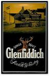 Glenfiddich single malt reclamebord