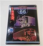 Route 66 trucks reclamebord