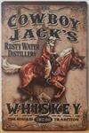 Cowboy jack's wiskey reclamebord