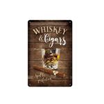 Whiskey & Cigars reclamebord relief
