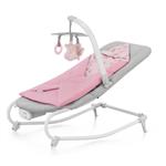 Kinderkraft Wipstoel - schommelstoel Felio 2 - Peony Rose - Bouncer - Babyrocker - Peuterstoeltje