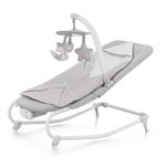 Kinderkraft Wipstoel - schommelstoel Felio 2 - Stone Grey - Bouncer - Babyrocker - Peuterstoeltje