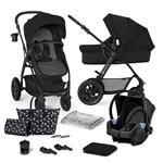 Kinderkraft Kinderwagen XMOOV 3 in 1 Zwart (incl. autostoel)