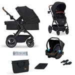 Kinderkraft Kinderwagen B-Tour 3 in 1 Zwart (incl. autostoel)