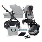 Kinderkraft Kinderwagen B-Tour 3 in 1 Lichtgrijs (incl. autostoel)