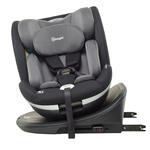 BabyGO autostoel Grow Up 360° i-Size met isoFix Zwart-Grijs (40-150cm)