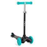 MoMi Scooter Step Weendy - kinderstep met 3 LED wielen - Turqouise Stars