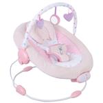 FreeON Bouncer - Rest 'n Play - Wipstoel met muziek & trilfunctie - speelboog - Roze