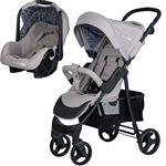 FreeON Kinderwagen Action Duo 2 in 1 Beige (incl. autostoel)