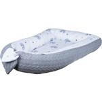 Bubaba Babynest - omkeerbaar - Grey Rainbow (95x60cm)