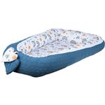 Bubaba Babynest - omkeerbaar - Blue Rainbow (95x60cm)