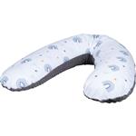 Bubaba - Body/Relax Pillow - Zwangerschapskussen - Voedingskussen met wasbare hoes (170x35cm) - Rain
