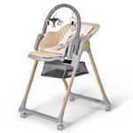 Kinderkraft Kinderstoel Lastree Wood - Eetstoel voor kinderen