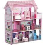 Free2Play Houten Poppenhuis - Droomhuis - Roze