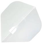 L Style Champagne Dart Flights Standard Clear White