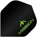 Mission Logo Zwart Groen Flight