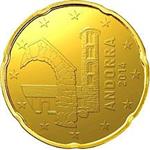 Andorra 20 Cent 2014 UNC