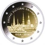 Letland 2 Euro 2014 Riga