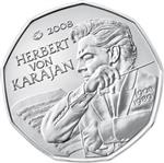 Oostenrijk 5 Euro 2008  von Karajan
