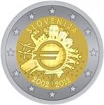 Slovenië 2 Euro 2012 -10 jaar Euro-