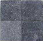 Getrommeld marmer natuursteen Karia black 20 x 20 cm