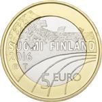 Finland 5 Euro 2016 Langlaufen